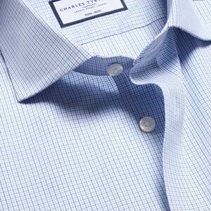 Charles Tyrwhitt Slim Fit Non-Iron Poplin Check Shirt